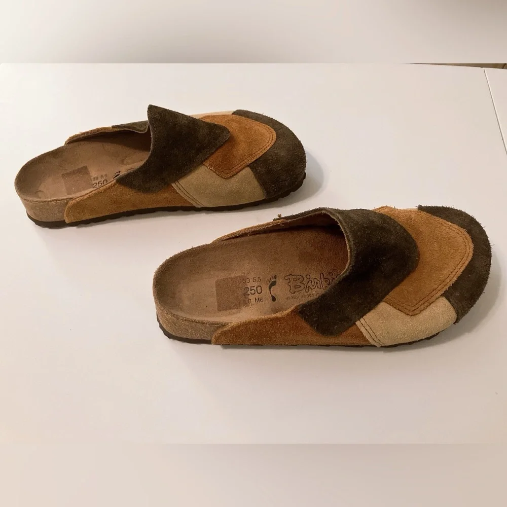Birkenstock Birki's Provence patchwork suede mules 39 - Picture 4 of 9